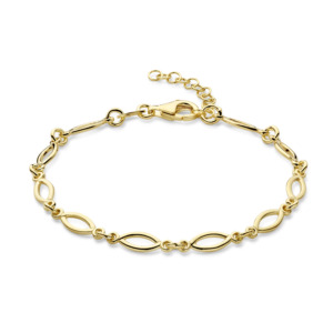 Rosa Di Luca collier zilver verguld