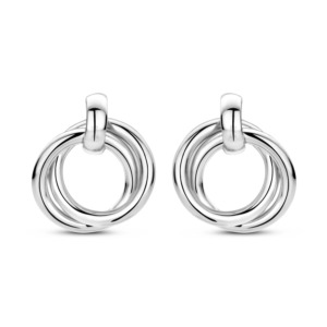 Rosa Di Luca zilver oorbellen