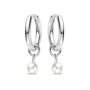 Rosa Di Luca zilver creool parel