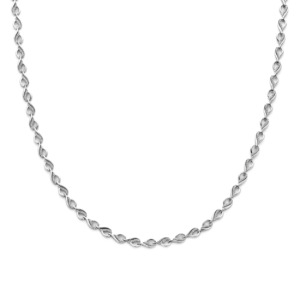 Rosa Di Luca collier zilver met zirkonia