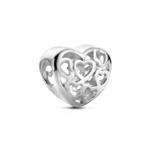 Rosa Di Luca zilver bedel hart