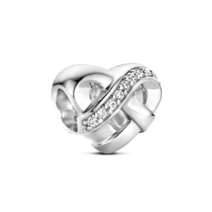 Rosa Di Luca zilver bedel zirkonia hart