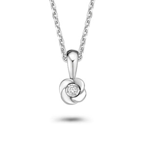 Rosa Di Luca zilver br hanger + collier