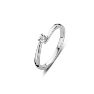 Rosa Di Luca zilver brill ring