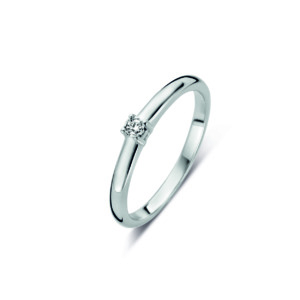 Rosa Di Luca zilver brill ring