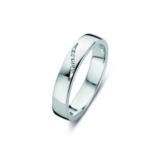 Rosa Di Luca zilver brill ring