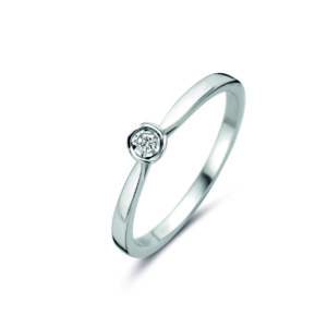 Rosa Di Luca zilver brill ring