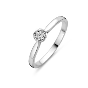 Rosa Di Luca zilver brill ring
