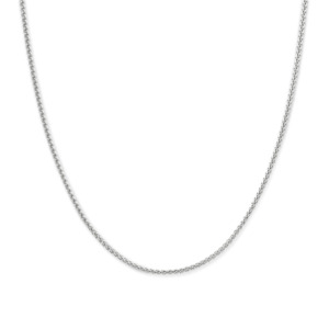 Rosa zilver vossestaart colliertje