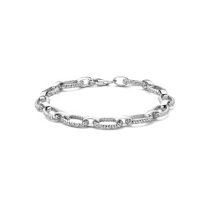 Rosa Di Luca armband zilver met zirkonia