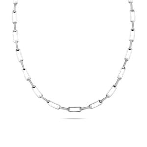 Rosa Di Luca collier zilver met zirkonia