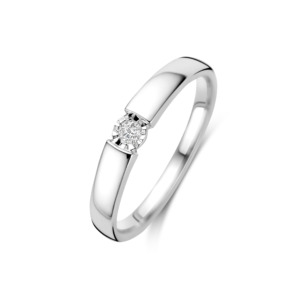 Rosa Di Luca zilver brill ring