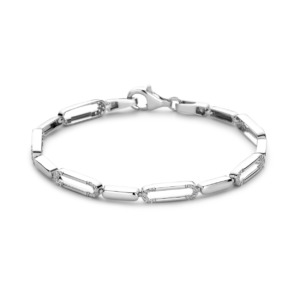 Rosa Di Luca armband zilver met zirkonia