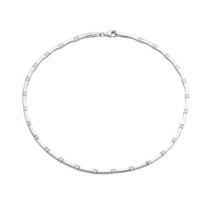 Rosa Di Luca collier zilver met zirkonia