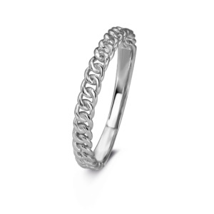 Rosa Di Luca zilver aanschuif ring